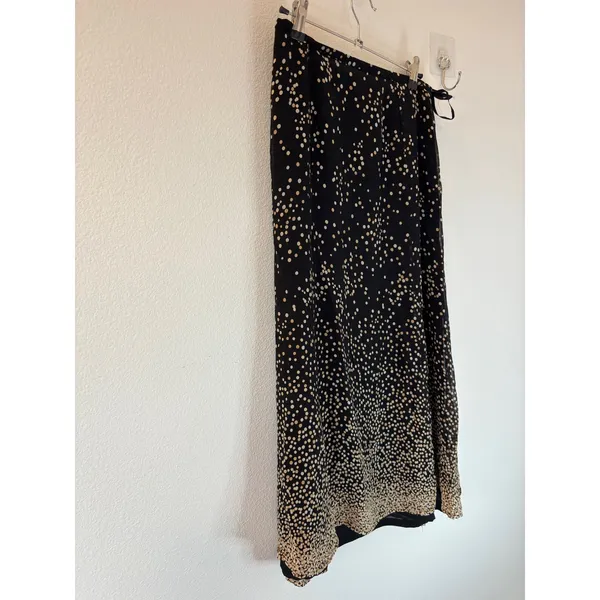 Valerie Stevens Separates Black Polka Dot Gradient Maxi‎ Skirt Petite - Image 5