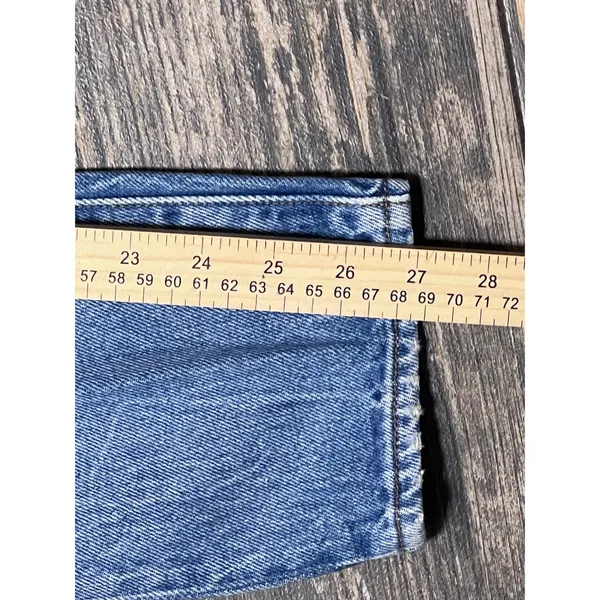 Levis Ankle Skinny‎ Relaxed Distressed Light Wash Jeans Size 26 Button Fly Y2K - Image 9