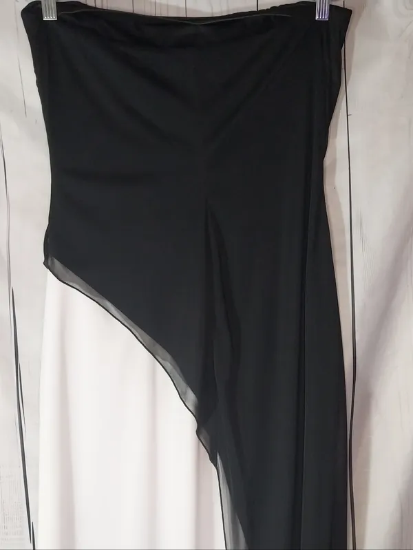 Studio 1940 Y2K Strapless Black And White Maxi Formal Gown - Image 7