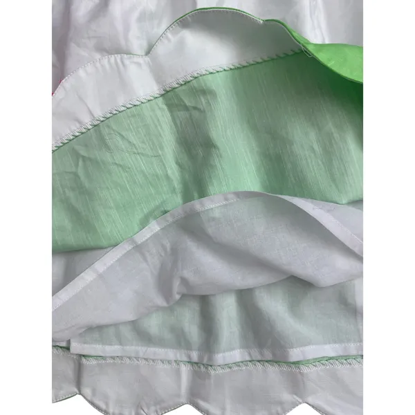 Lilly Pulitzer Colorblock Stripe Mimosa Skirt Scallop Hem Pockets Size‎ Large - Image 7