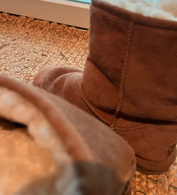 Tan Bow Tie Boots Brown Size 8 - Image 3
