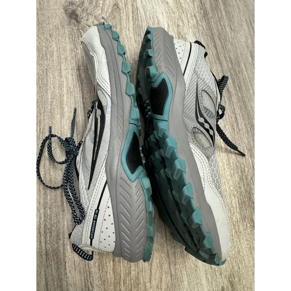 Saucony Womens Excursion TR 16 Trail Running Shoes Gray Teal Size 9.5‎ - Image 3