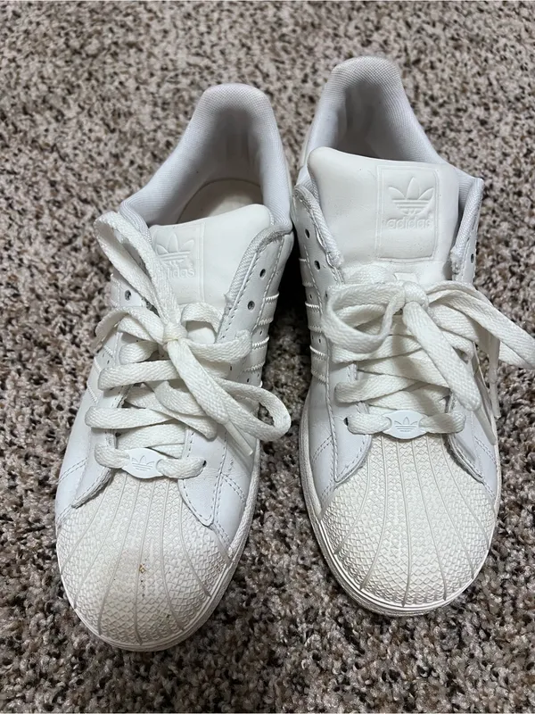 White Adidas Superstar sneakers - Image 3