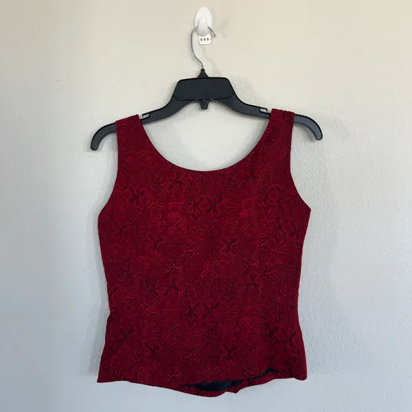 Stresa Vintage 90’s Whimsigoth Vampy Top Size 4 - Image 8