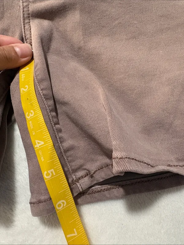 American Eagle size 14 midi denim Women’s Mauve pink Jean Shorts - Image 4
