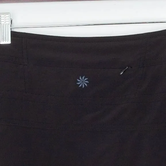 Athleta Womens‎ Athletic Skort Size 12 Black Tennis Golf Pickleball Athleisure - Image 6