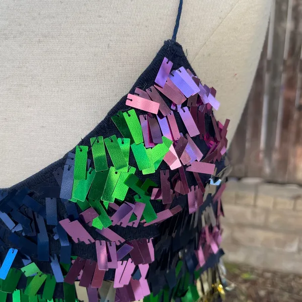 Zara Multicolor Sequin Camisole Top - Image 2