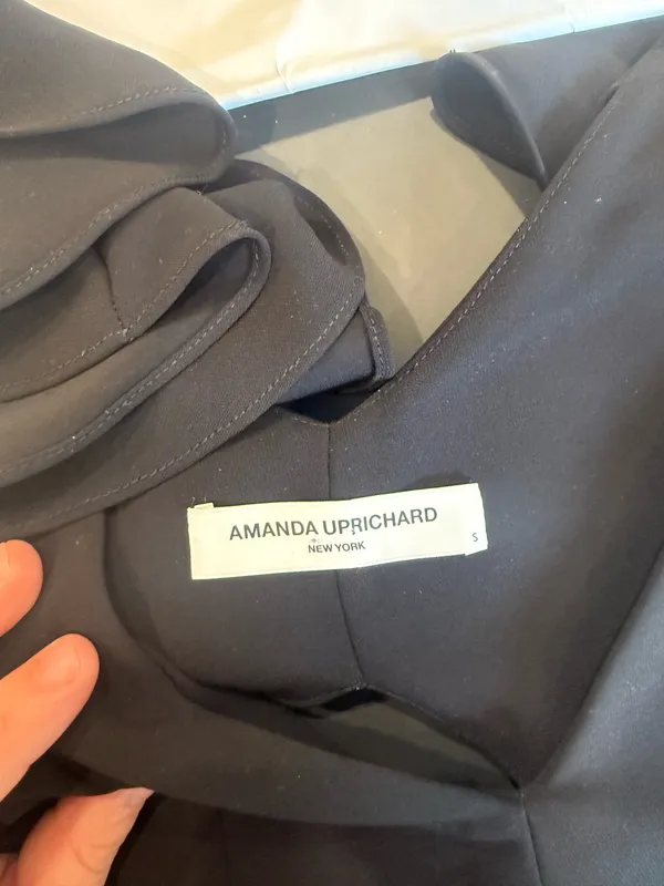 Black Amanda Uprichard Mini Dress - Image 3