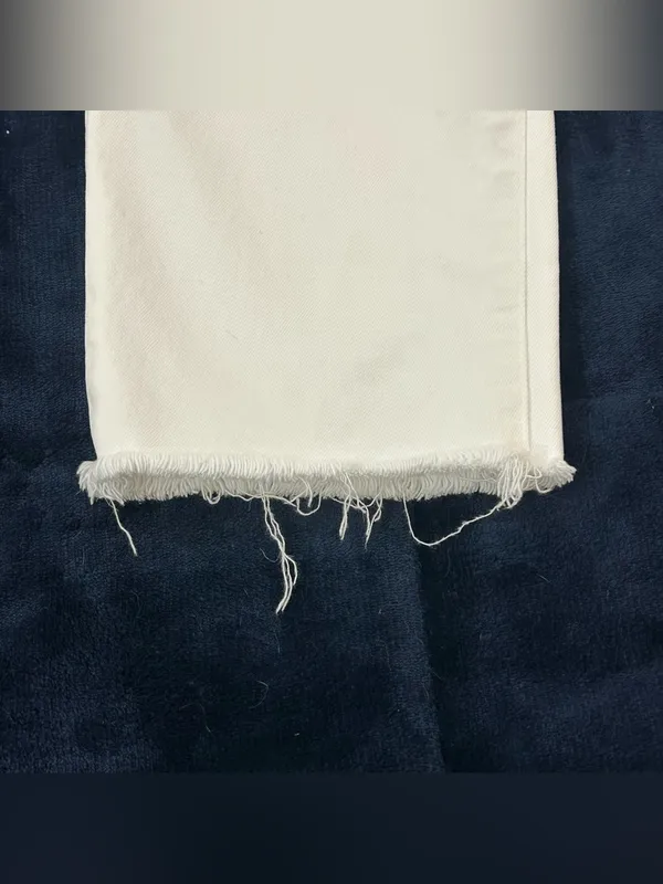 Madewell The Perfect Vintage Jean White High Rise Straight Leg Jeans Women’s 28 - Image 3