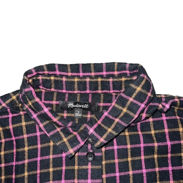 Madewell Flannel‎ Westlake Shirt in Stoppard Plaid Size Small - Image 3