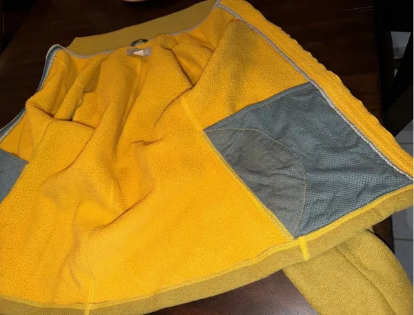 Cloudveil Jackson Hole Yellow Gold Soft shell Full Zip Fleece Jacket Size XS - Image 8