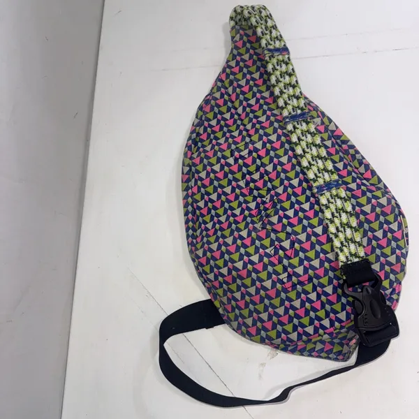 KAVU Rope‎ Sling Bag Geometric Print Gorpcore Outdoor Travel Hiking Backpack - Image 10