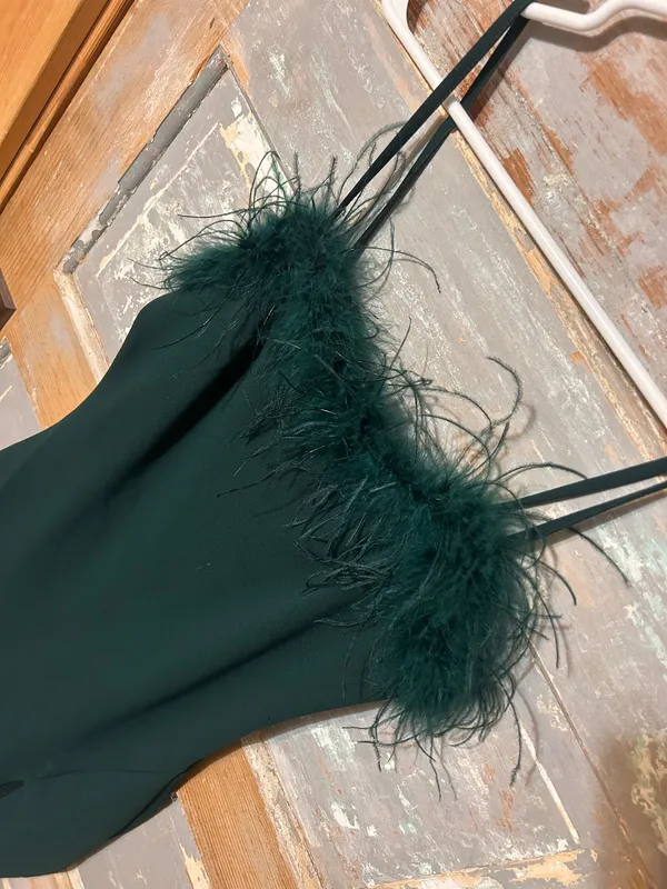 Hunter Green Mini Dress - Image 2