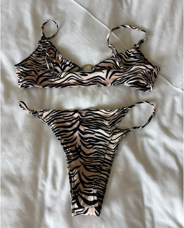 BAMBA Swim Bikini Set Tiger - Image 3