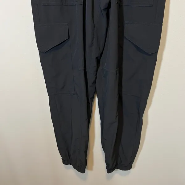 Spanx Stretch Twill‎ Cargo Joggers Black High Waist Pants XS - Image 3