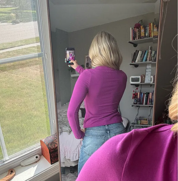 Magenta SKIMS Long sleeve - Image 2