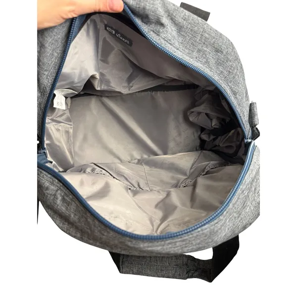 Lug Boxer Overnight Athletic Gym Bag Heather Grey Quilted Travel Shoe compartmen - Image 10