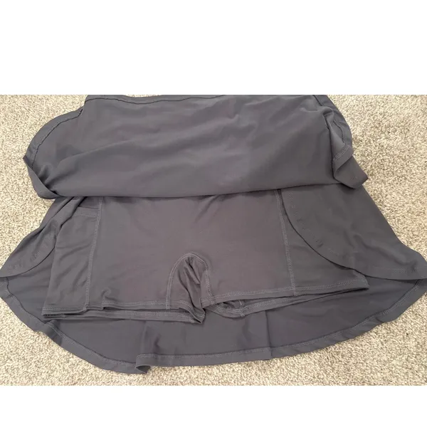 Rae Mode Gray Athletic Skort Women's Medium Built In Shorts Tennis Golf Active - Image 4