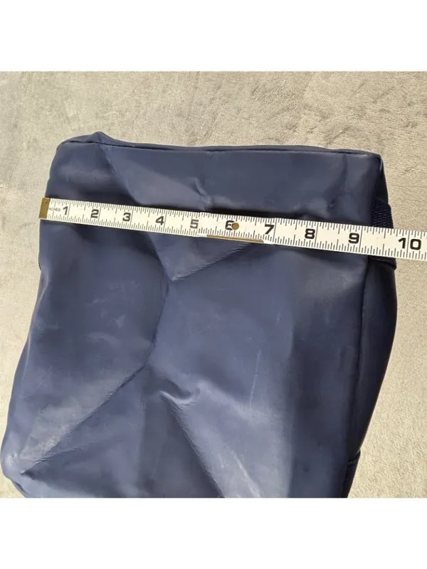 Ralph Lauren Polo Sport Bucket Bag Blue Flag Drawstring Vinyl Tote Web Straps - Image 8