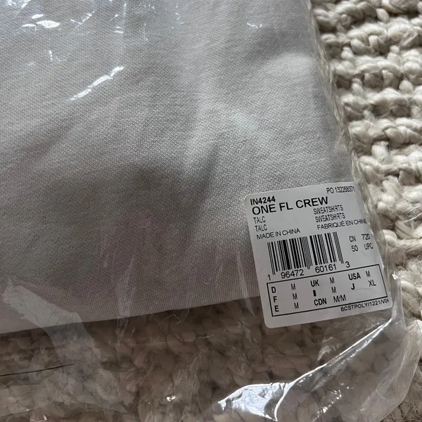 Adidas Crew Sweatshirt Sz M - Image 4