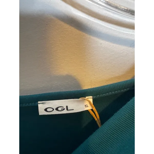 OGLmove Lyocell Blend Volume Midi Skirt Fog Beige Size XL New With Tags - Image 3
