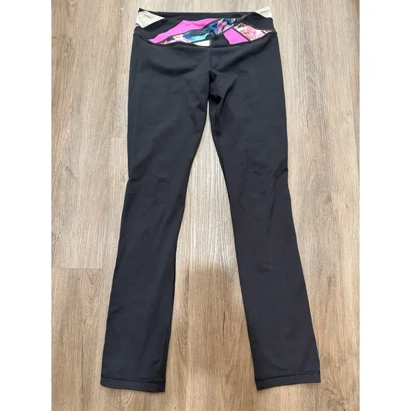 Lululemon Wunder Under Secret Garden Full Length‎ Straight Legging Reversible 10 - Image 2