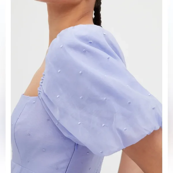 NEW‎ Hill House The Matilda Dress in Hyacinth Organza Dot Size XS - Image 3