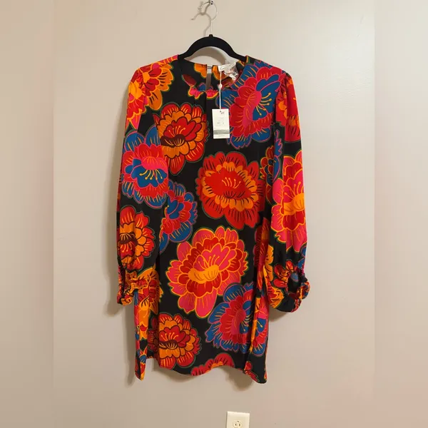 NWT Mud Pie Boutique Bell Sleeve Boho dress size M‎ - Image 4