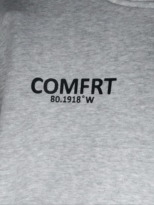 Comfrt Coordinate Oversized Athleisure Minimalist Hoodie - Image 3