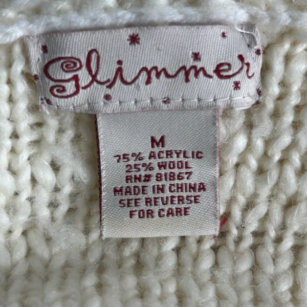 Glimmer Off the Shoulder Sweater‎ M Size M - Image 5