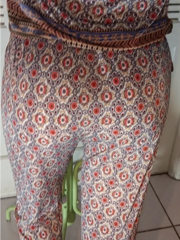 Funky, Colorful Jumpsuit, Excellent Condition, Size Large - Image 7