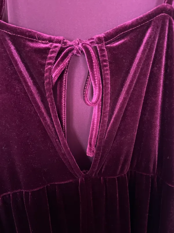 Francesca's Maroon Jumpsuit - Image 3