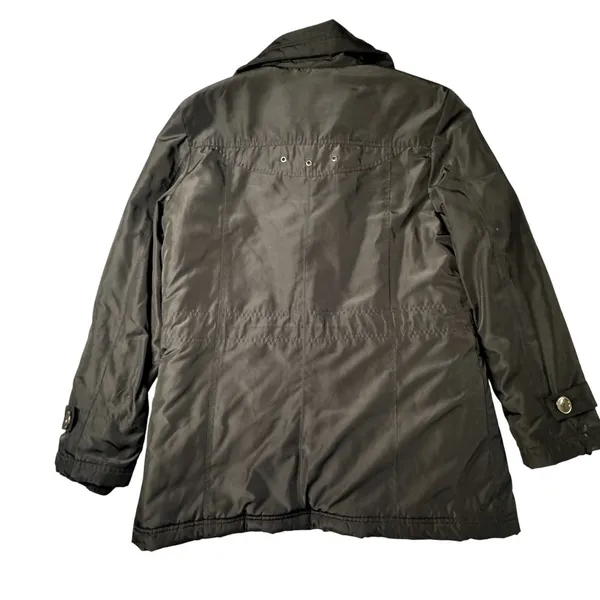 Forecaster of Boston Black Coat Womens Small Zip Up Button Adjustable‎ Jacket - Image 2