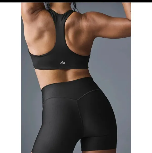 Alo Airlift Advantage Racerback Bra - Black XS NWT Authentic - Image 2