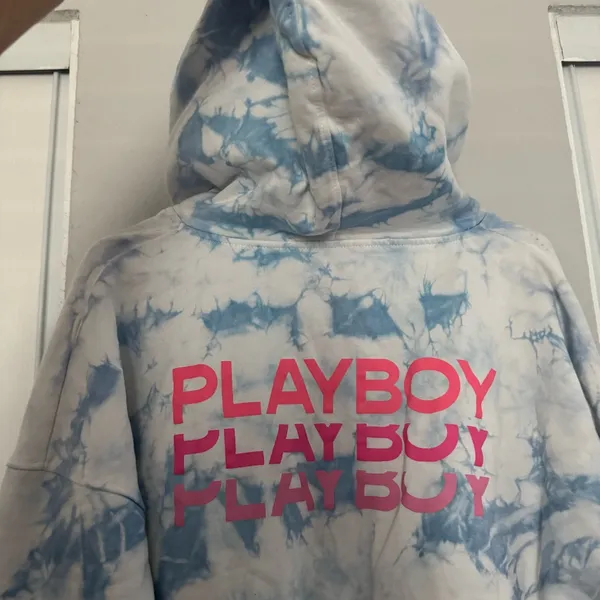 Playboy X Missguided • Tie Dye Hoodie • Size 4 - Image 11