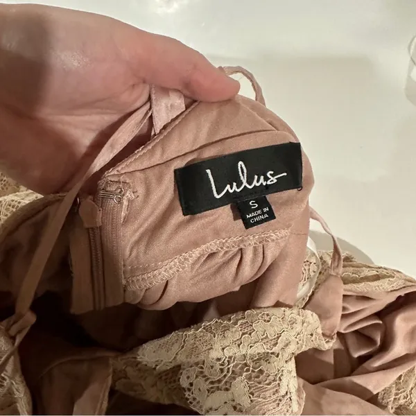 Lulus Stolen Moments Dusty Pink Sleeveless Maxi Dress Size‎ S - Image 7
