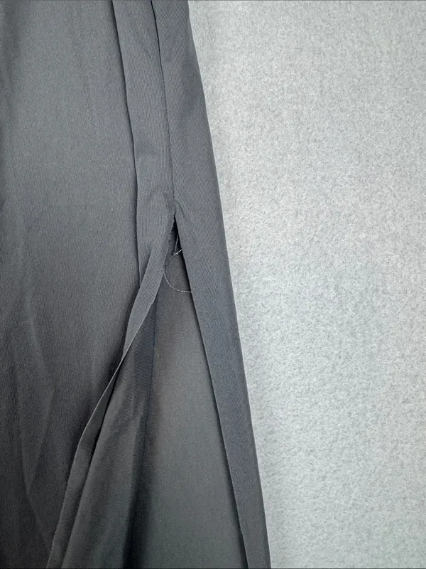 Skims Sheer Maxi Dress with slit in Gunmetal Size: XL - Image 6