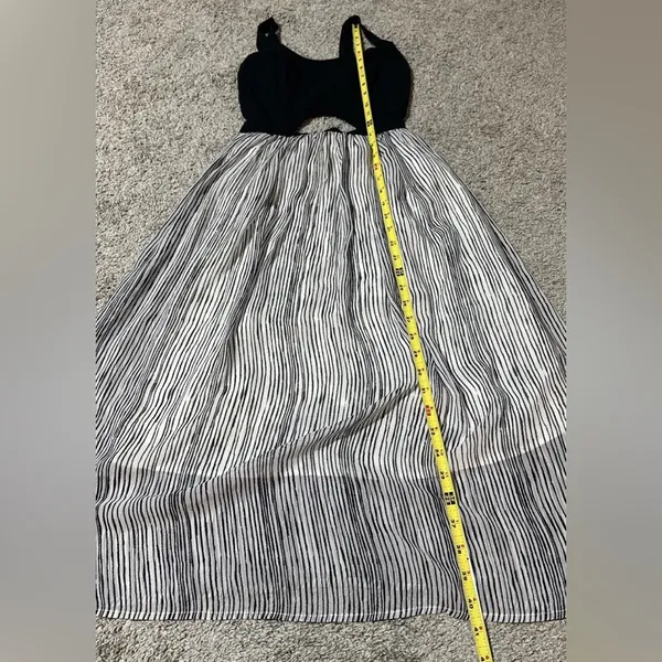 Abercrombie & Fitch Black & White Cutout Dress - Image 6
