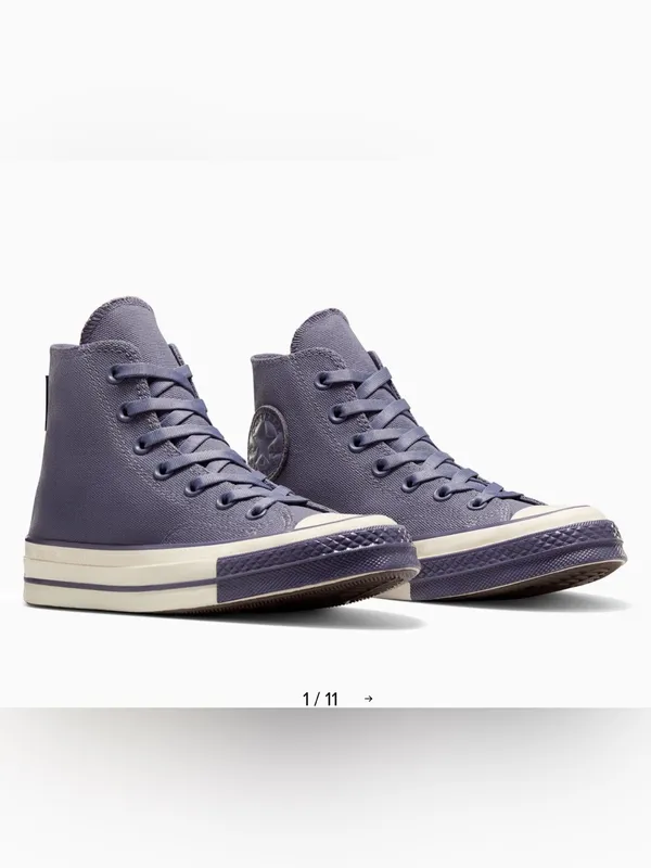 Converse Chuck 70 Gore-Tex Waterproof Boots Sneakers High Top 6.5 Purple Chic - Image 2