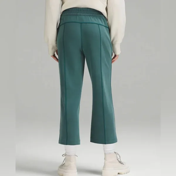 Lululemon Softstreme High-Rise Straight Leg Crop Storm Teal size 2 - Image 2