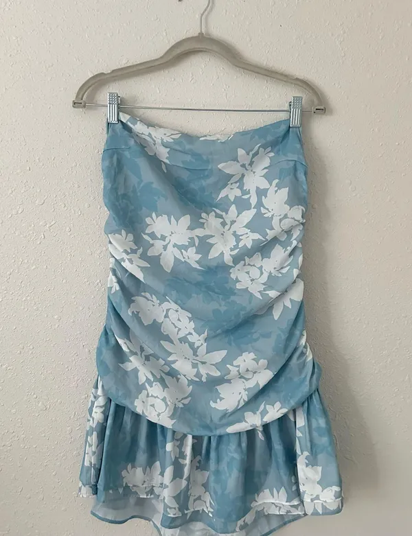 Peppermayo mini Corrine dress blue floral - Image 9