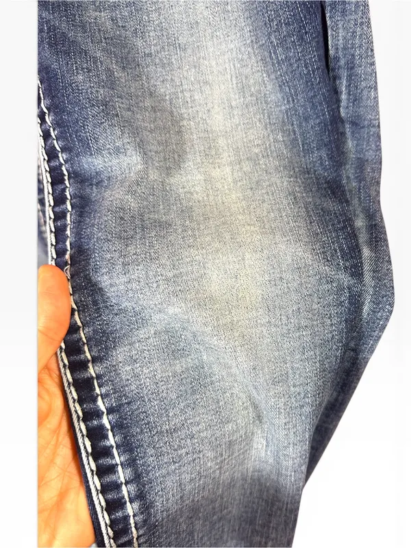 Rock Revival Sundee Easy Skinny Jeans Size 26 Rhinestone Bling Y2K - Image 6