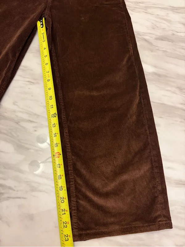 Free People We The Free Deep Trance Corduroy Boyfriend Pants 26 NWT - Image 10