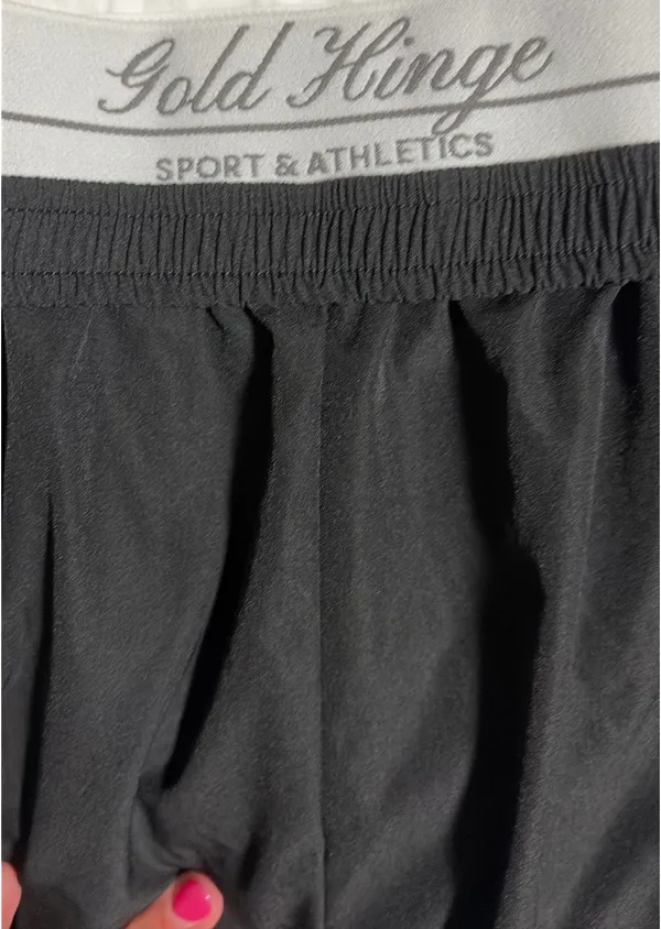 Gold Hinge Shorts Black Athletic - Image 4