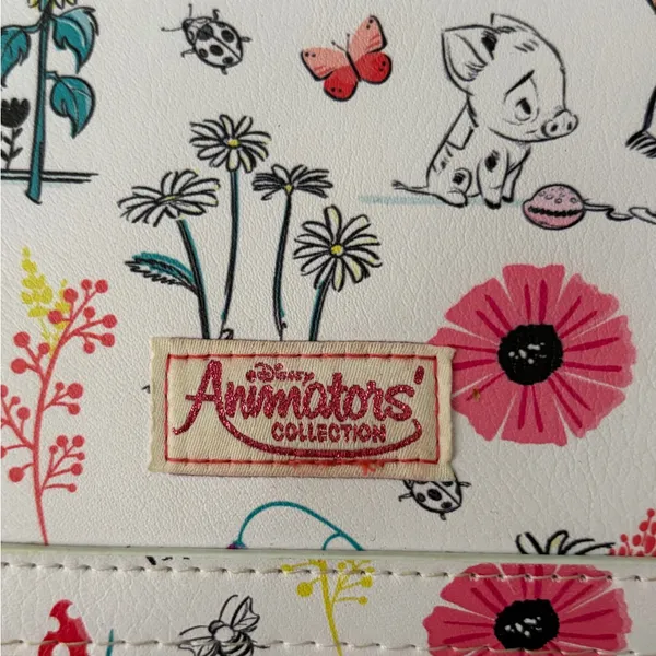 Disney Animators Collection Backpack Floral Princess Disney Store Exclusive(B154 - Image 3