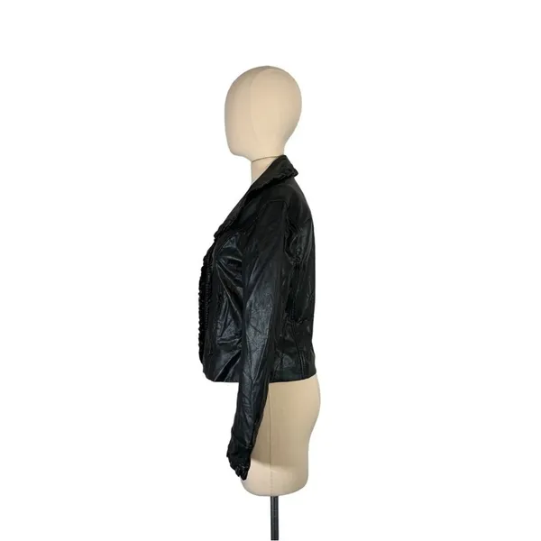 Catherine Malandrino Faux Leather Jacket Size Medium - Image 4