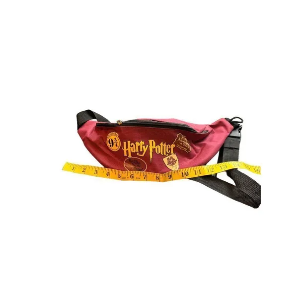 Harry Potter Burgundy Fanny Pack With Adjustable Strap & Zippered Compartment - Image 7