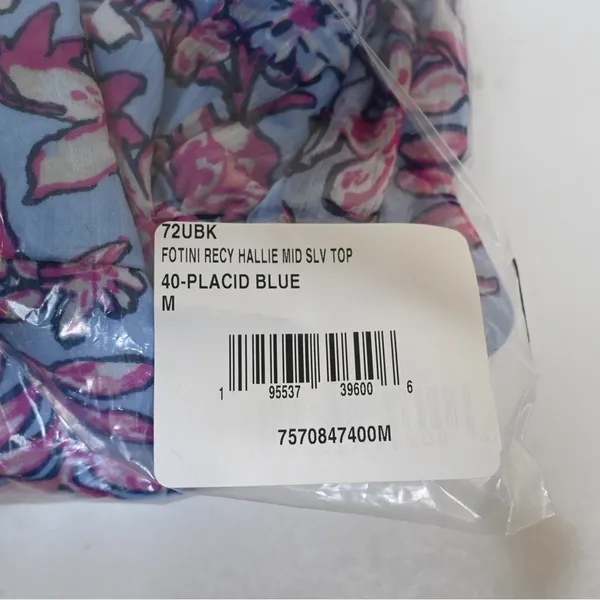 French Connection Womens M Hallie Peplum Halter Top in Placid Blue NEW - Image 11