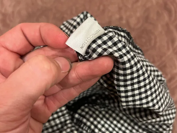Brandy Melville Black and White Gingham Pants - Image 6