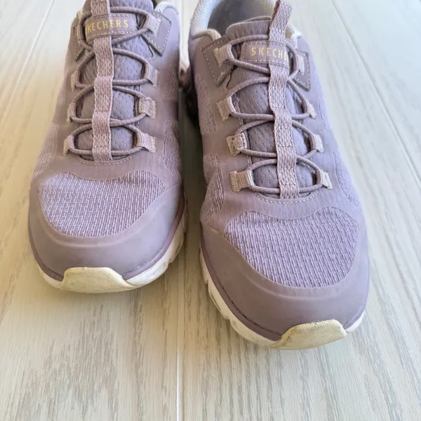 Skechers Women’s 7 Glide-Step Lavender Purple Trainers Sneakers - Image 4